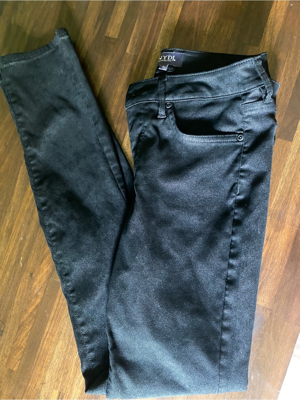 NYDJ Black High-Rise Skinny Jeans